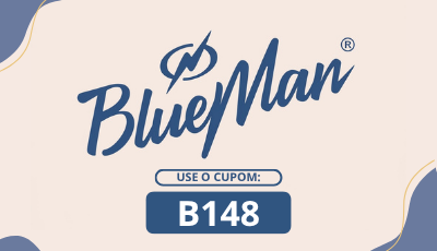 Cupom de desconto BlueMan de 10% OFF na primeira compra