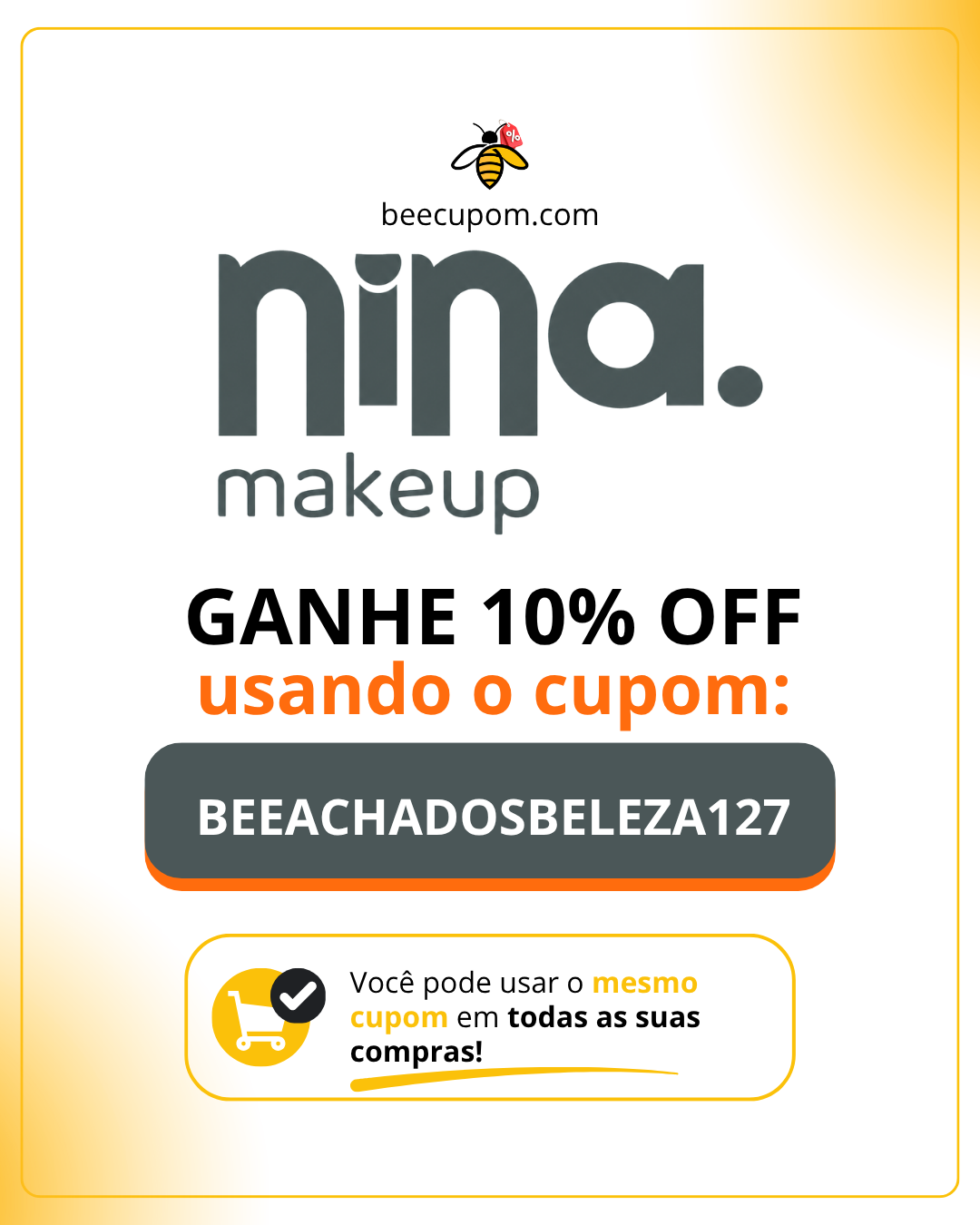 "Imagem promocional do cupom de desconto da loja Insider Store."